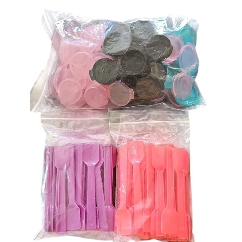 Lacons and Sample Spoons for Cosmetics Makeup Storage Lot